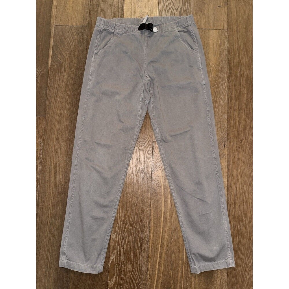 Gramicci Men's G-Series Vintage Pants, Circa 1982, Belted, Outdoor, Gray, Size S